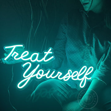 Treat Yourself Neon Sign – Glow with Self-Care and Style