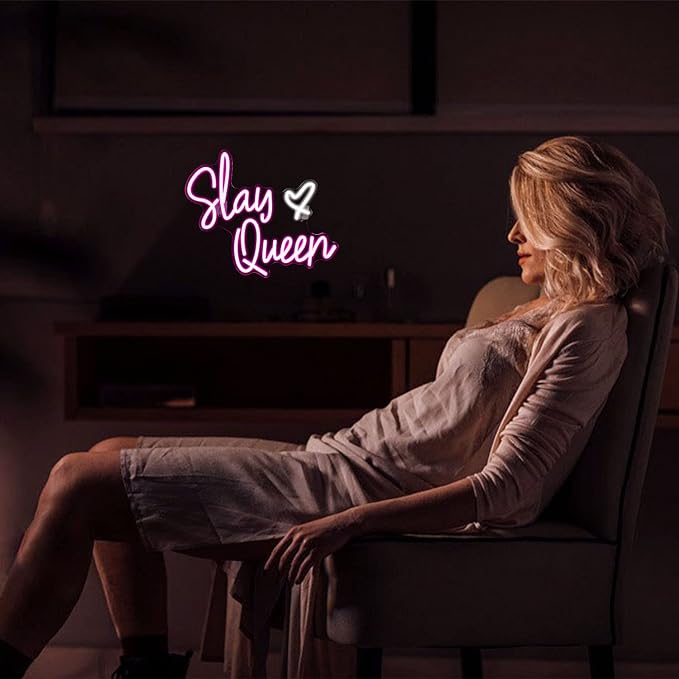 Slay Queen Neon Sign – Empower Your Space with Fierce Style