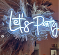 Let's Party Neon Sign – Light Up the Fun!